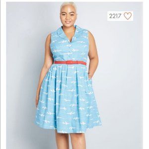 ModCloth It's an Inspired Taste Shirt Dress
